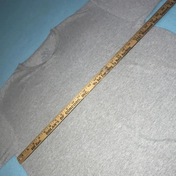 FRUIT of the Loom heather grey pocket T-shirt size XL - Picture 5 of 5